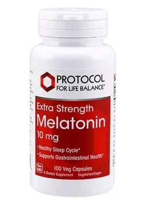 Protocol For Life Melatonin 10mg Extra Strength -- sleep support, melatonin supplement.