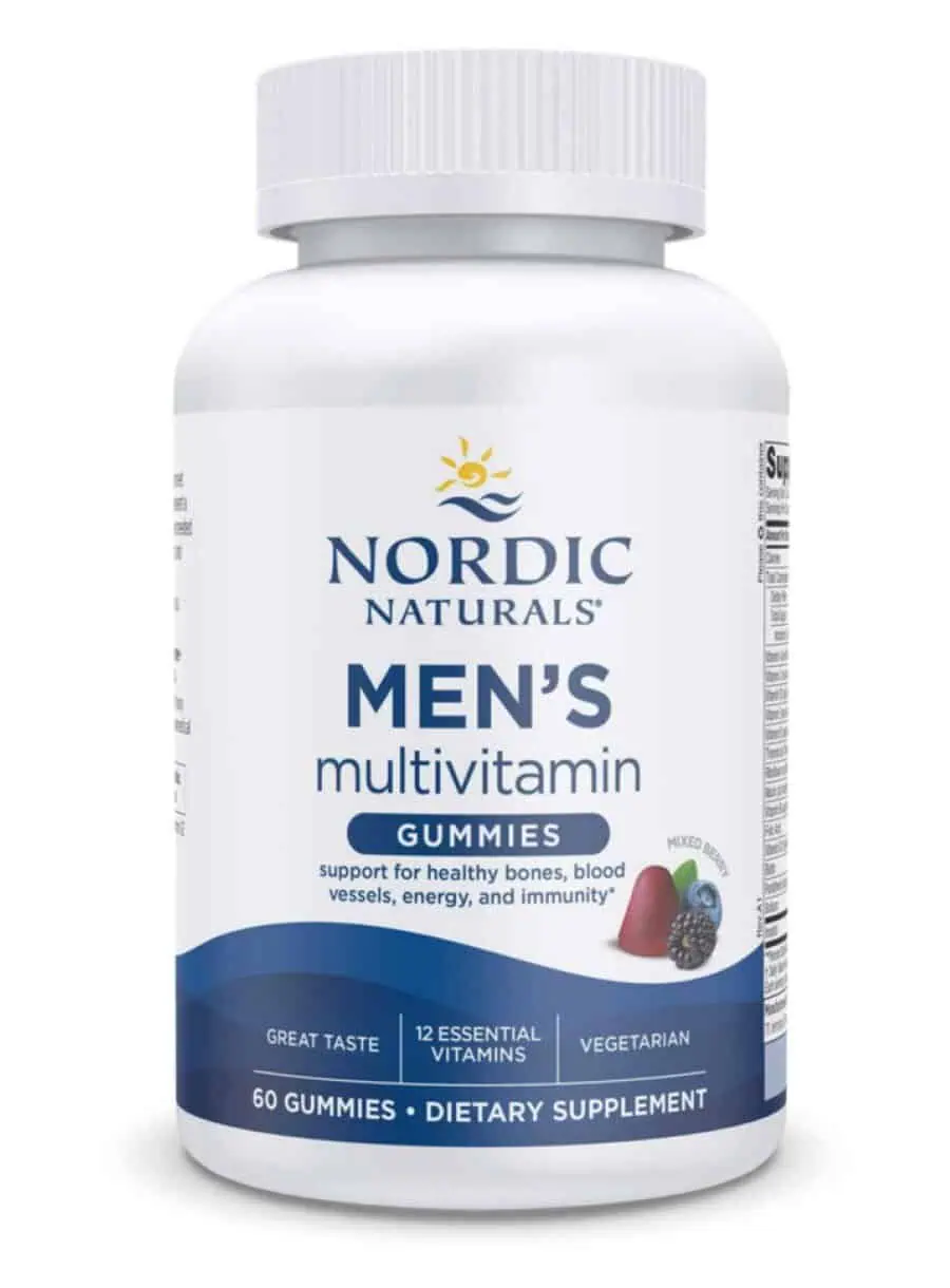 Nordic Naturals Pro Men's Multivitamin Gummies -- multivitamin gummies, men's health.