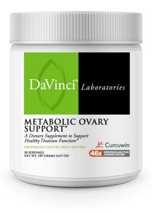DaVinci Labs Metabolic Ovary Support -- ovarian health, metabolism support.