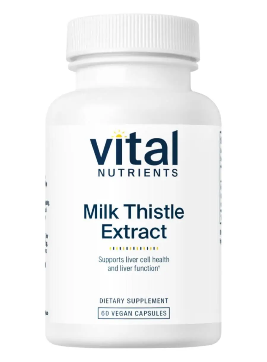 Vital Nutrients Milk Thistle Extract 250mg -- liver support, detoxification.
