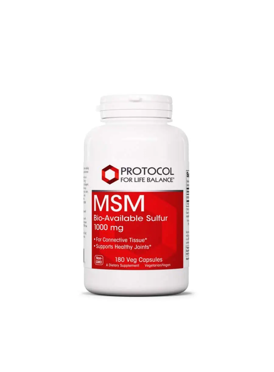Protocol For Life MSM Bio-Available Sulfur -- organic sulfur, joint support.