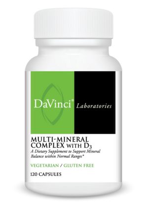 DaVinci Labs Multi-Mineral Complex with D3 -- multi-mineral supplement, dietary minerals.