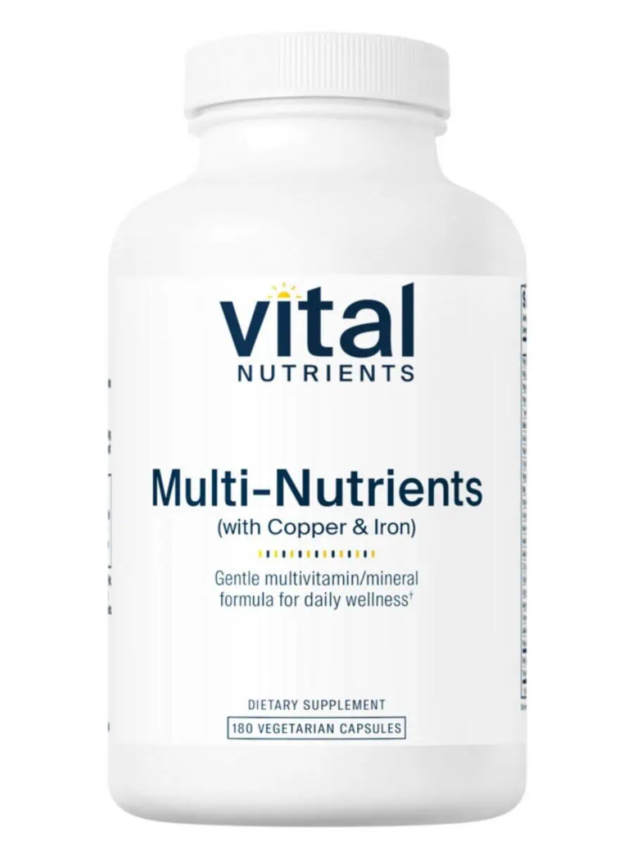 Vital Nutrients Multi-Nutrients 4 Citrate/Malate Formula -- multi-nutrients, vitamins and minerals.