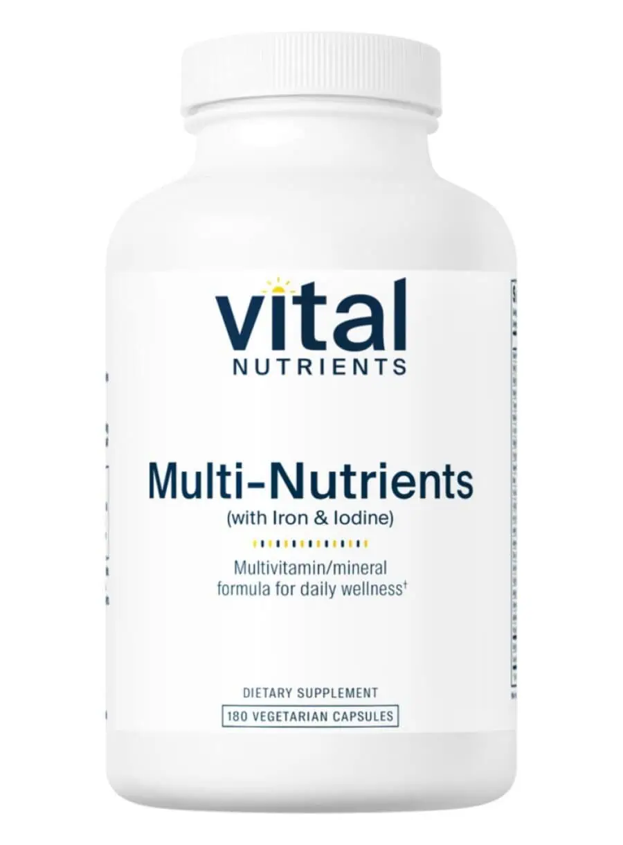 Vital Nutrients Multi-Nutrients w/Iron and Iodine -- multi-nutrients, vitamins and minerals