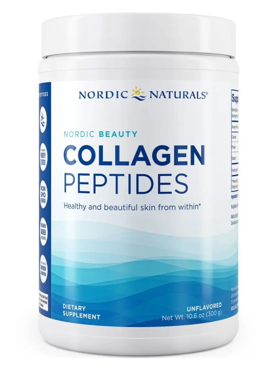 Nordic Naturals Pro Nordic Beauty Collagen Peptides -- collagen peptides, skin health.