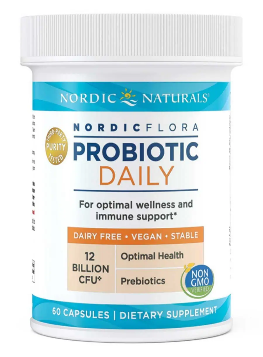 Nordic Naturals Pro Nordic Probiotic Daily -- daily probiotics, gut health.