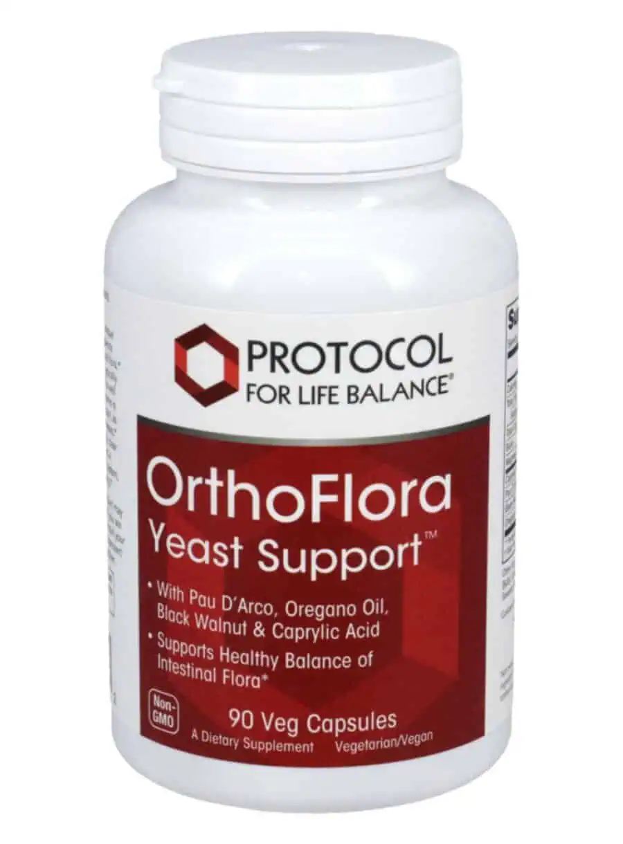 Protocol For Life OrthoFlora Yeast Support -- yeast support, intestinal health.
