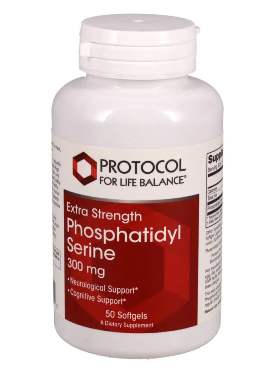 Protocol For Life Phosphatidyl Serine 300mg -- cognitive support, brain health.