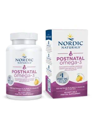 Nordic Naturals Pro Postnatal Omega-3 -- omega-3 support, postpartum health.