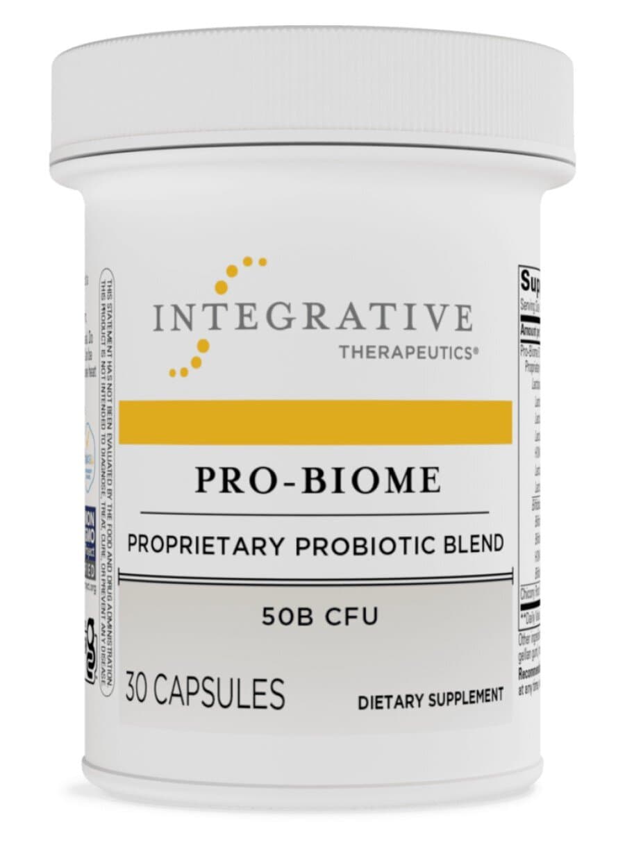Integrative Therapeutics, Inc. Pro-Biome 50B -- daily probiotic, gastrointestinal health.