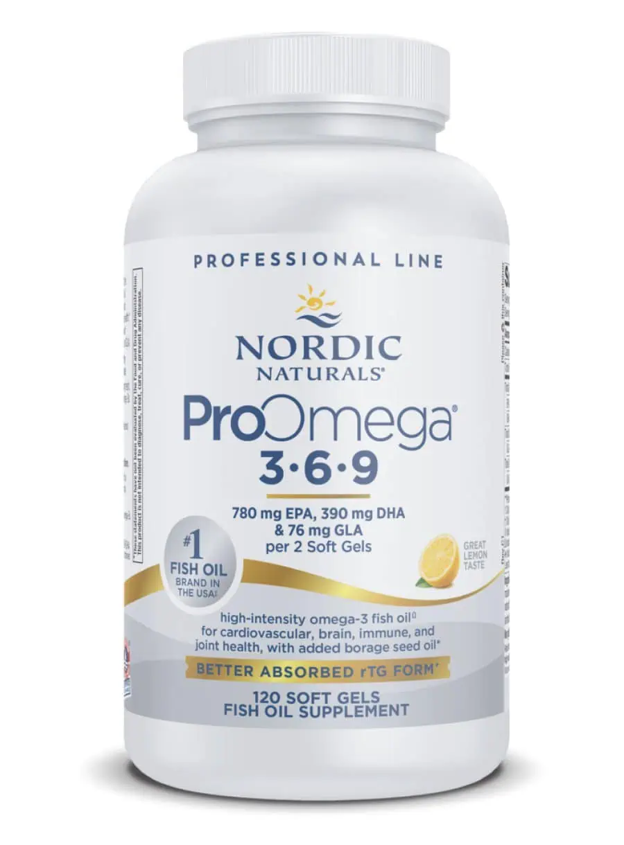 Nordic Naturals Pro ProOmega(R)-3.6.9 -- omega-3 supplement, essential fatty acids.