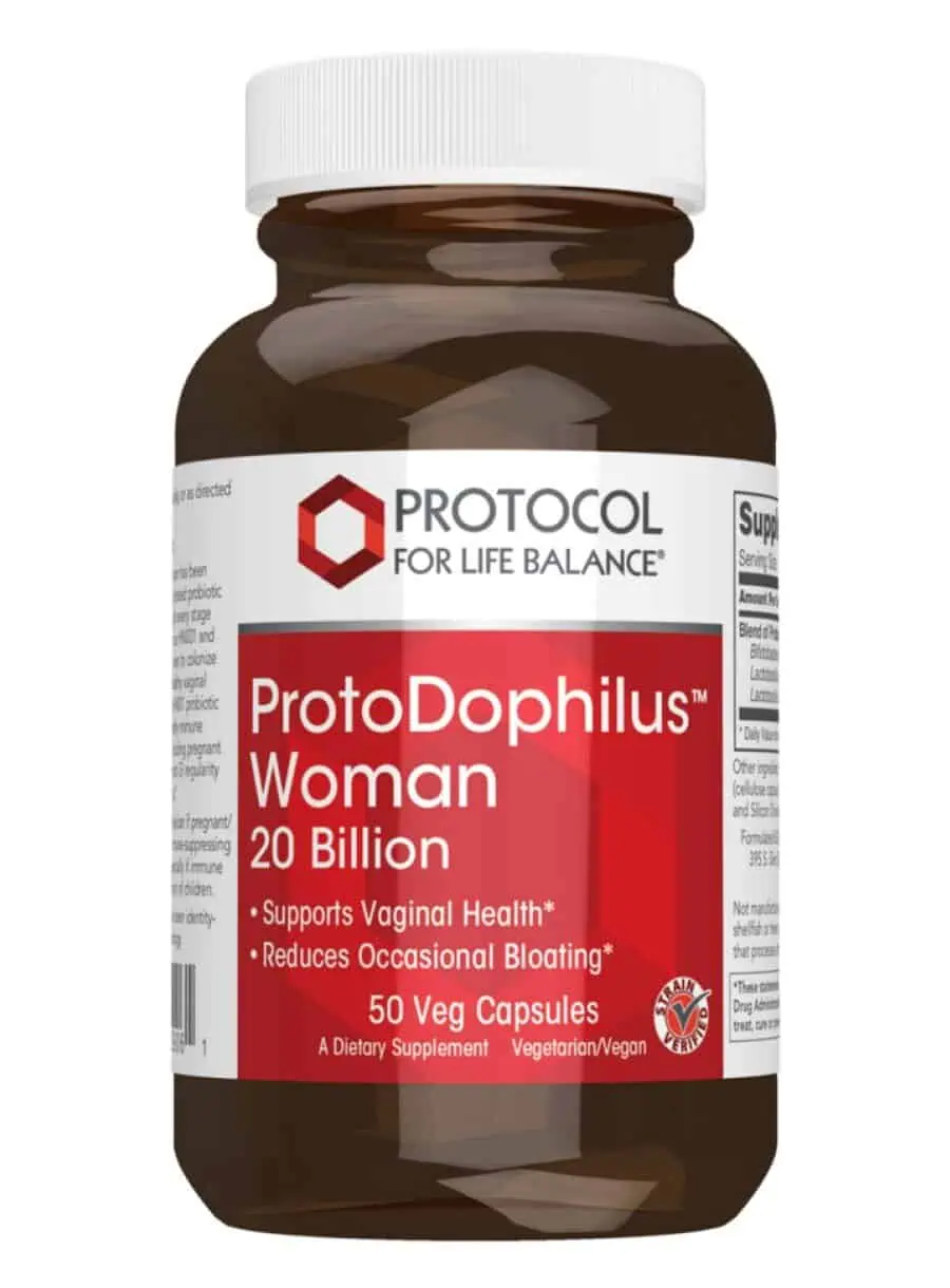 Protocol For Life Protodophilus Woman 20 Billion -- women's health, probiotics.