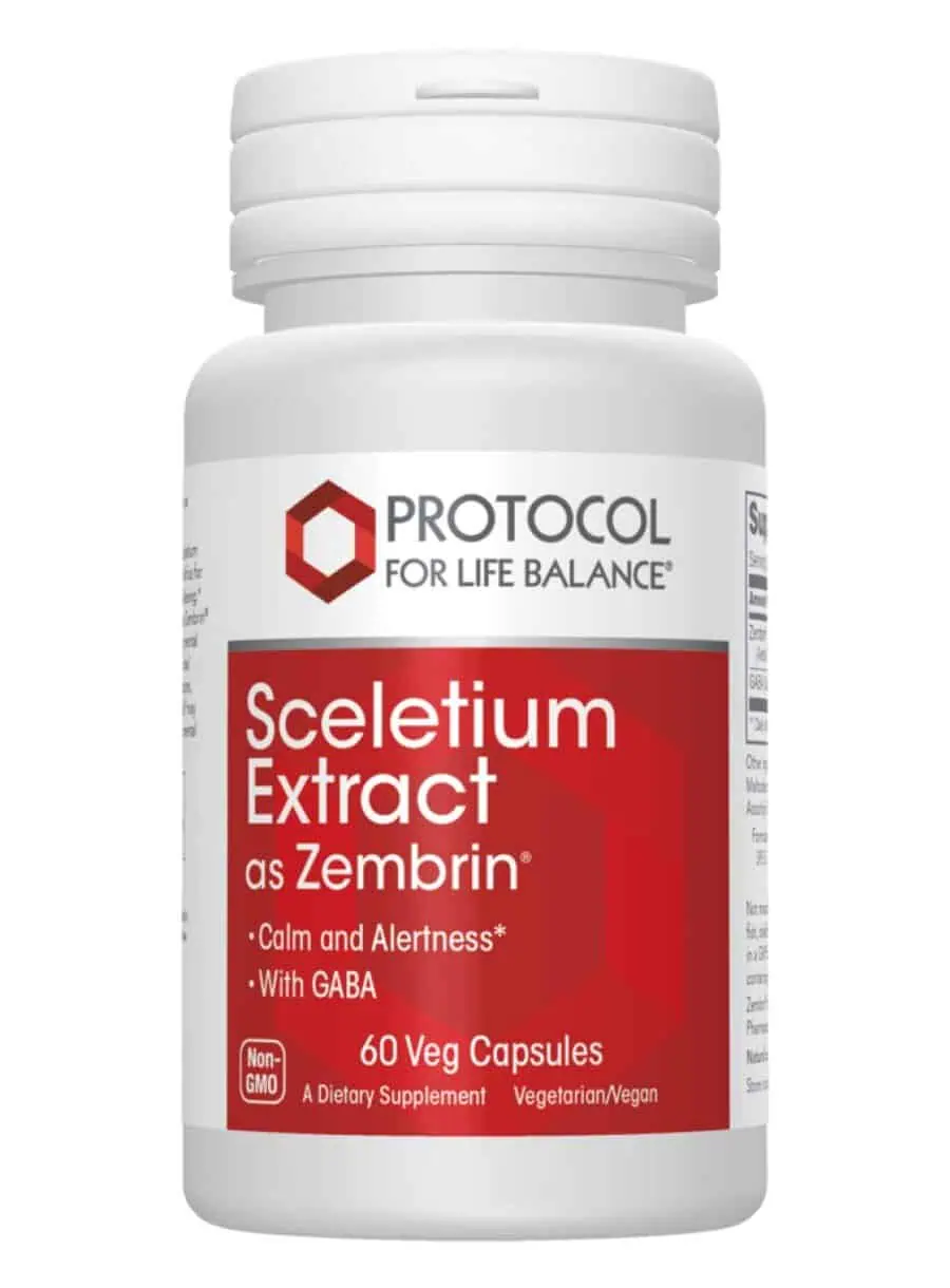 Protocol For Life Sceletium Extract as Zembrin(R) 25 mg -- emotional support, cognitive enhancement.