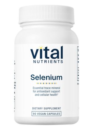 Vital Nutrients Selenium 200mcg -- selenium supplement, antioxidant support.