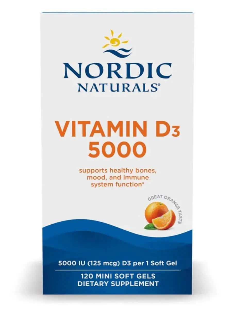 Nordic Naturals Pro Vitamin D3 5000 -- vitamin D supplement, immune support.