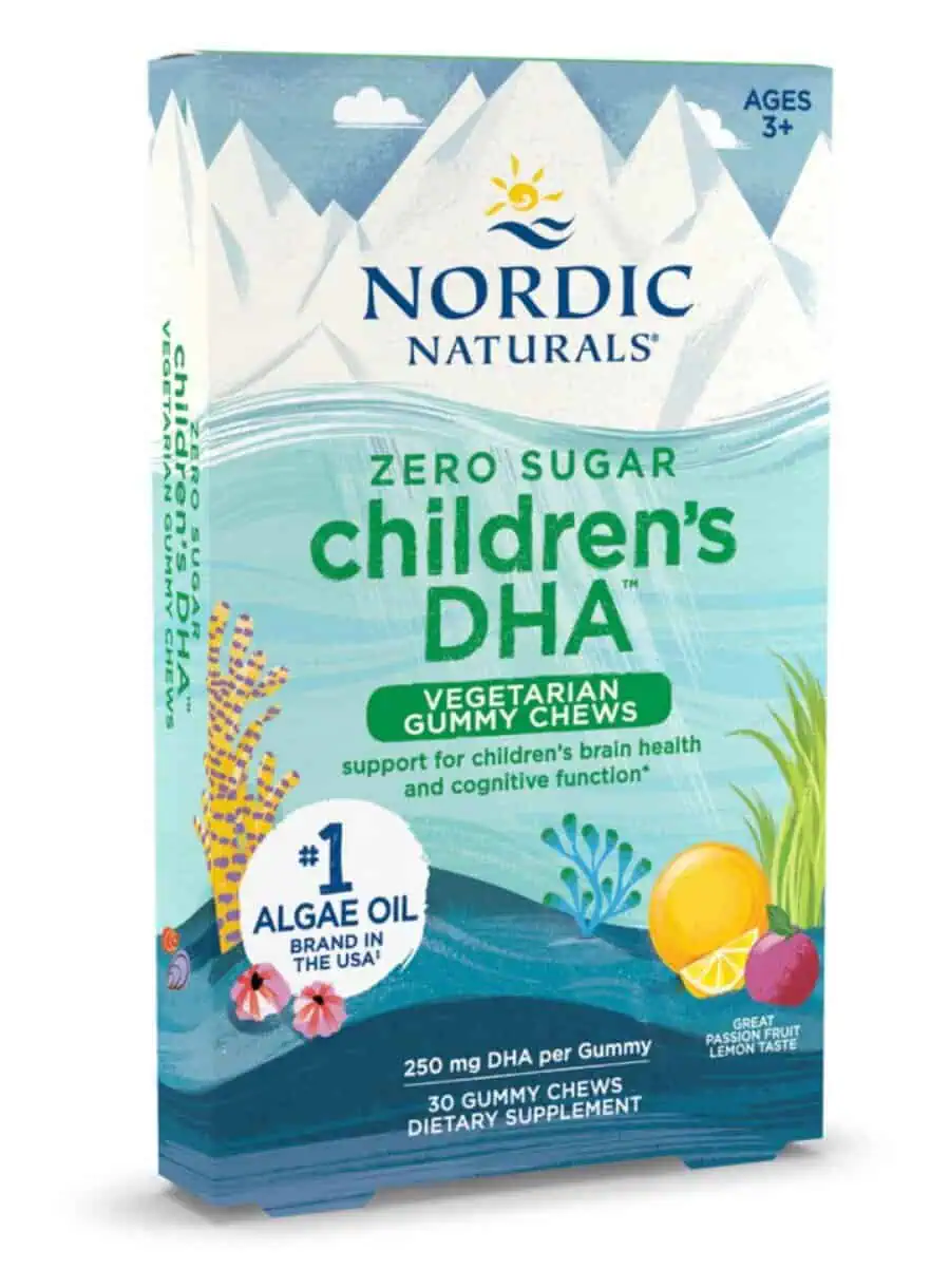 Nordic Naturals Pro Zero Sugar Children's DHA(TM) Vegetarian Gummy -- omega-3 DHA, vegan gummies.