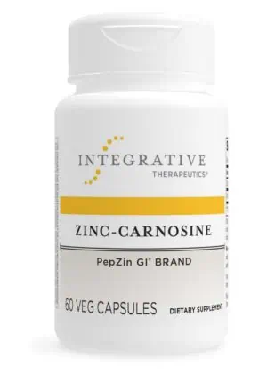 Integrative Therapeutics, Inc. Zinc-Carnosine -- zinc supplement, digestive health.