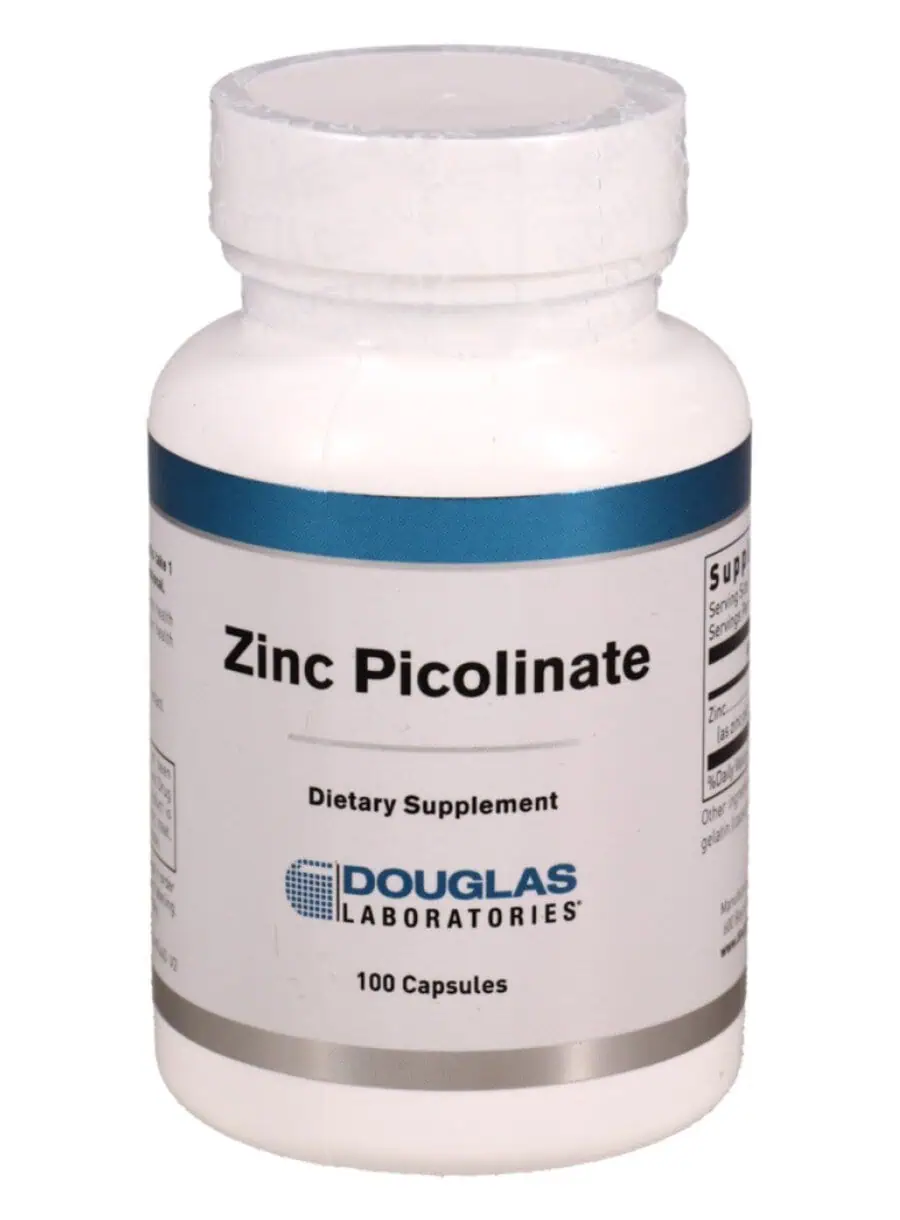 Douglas Laboratories Zinc Picolinate -- zinc supplement, immune support.